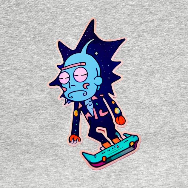 Rick styles zombie Galaxy Crow by ComicsFactory